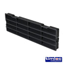 TIMCO Building Hardware & Site Protection Timloc Through-Wall Cavity Sleeve Baffle Black - 229 x 76mm