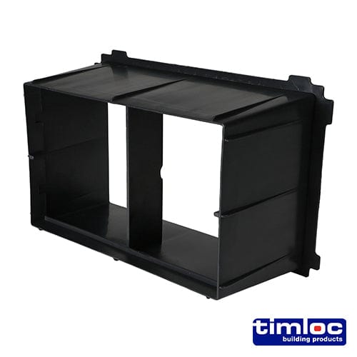 TIMCO Building Hardware & Site Protection Timloc Through-Wall Cavity Sleeve Extension Black