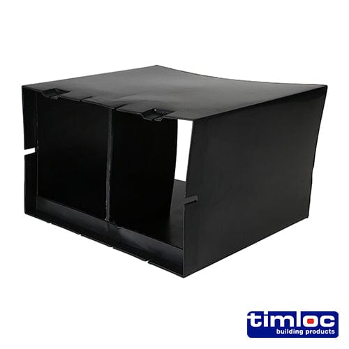 TIMCO Building Hardware & Site Protection Timloc Through-Wall Cavity Sleeve for Two Airbricks Stacked - 229 x 152mm