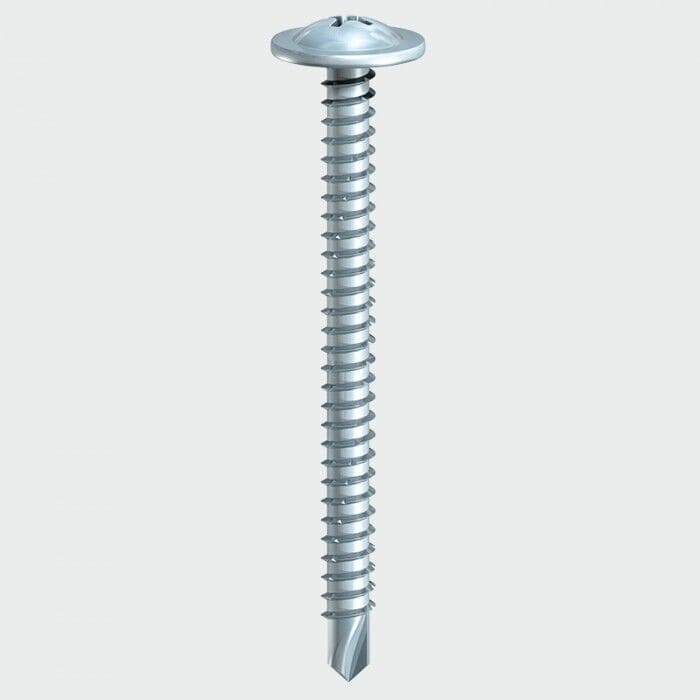 TIMco Business, Office & Industrial:Fasteners & Hardware:Other Fasteners & Hardware 200 PACK OF 4.8 x 70mm BAYPOLE WAFER HEAD SELF DRILLING SCREW BAY WINDOW uPVC