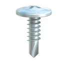 TIMCO Business, Office & Industrial:Fasteners & Hardware:Other Fasteners & Hardware 4.2 x 13.5mm 100x TIMCO WAFER HEAD SELF DRILLING TEK SCREW ZINC 4.2 x 13.5mm, 16mm, 19mm 25mm