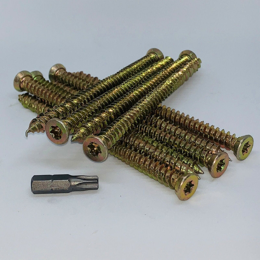 Frame Loop Screw 7.5 X 40Mm Door Frame Fixing Screws Wood Masonry Concrete Stone Brick