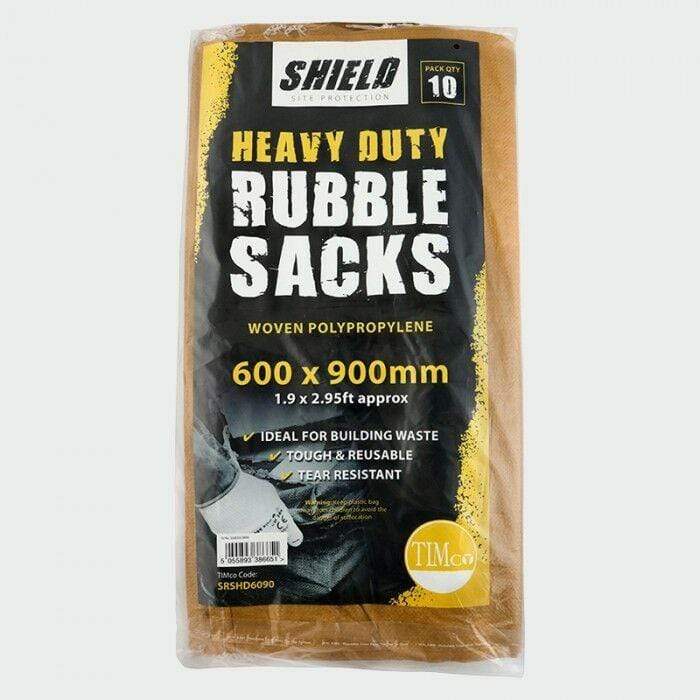 Timco Heavy Duty Rubble Sacks - Pack Qty - 10 Pcs