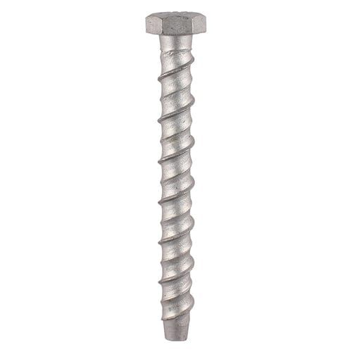 TIMCO Fasteners & Fixings 10.0 x 100 / 50 / Box TIMCO Multi-Fix Bolts Hex Flange Head Exterior Silver
