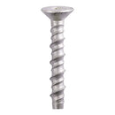 TIMCO Fasteners & Fixings 10.0 x 100/M12 / 50 TIMCO Multi-Fix Bolt Countersunk Exterior Silver