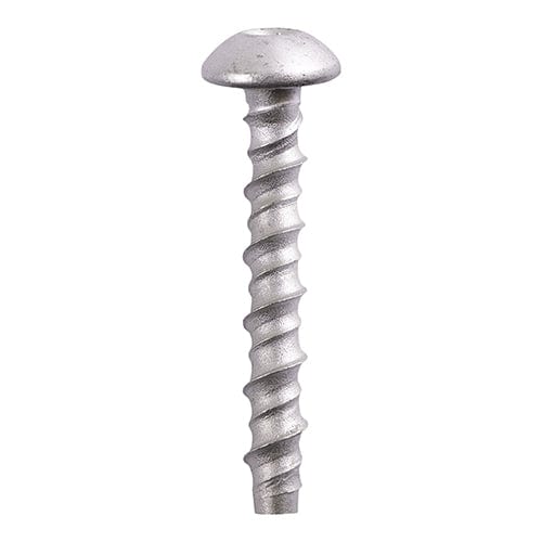 TIMCO Fasteners & Fixings 10.0 x 100/M12 / 50 TIMCO Multi-Fix Bolt Pan Head Exterior Silver