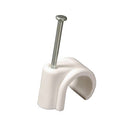 TIMCO Fasteners & Fixings 10mm Nail In Pipe Clips White