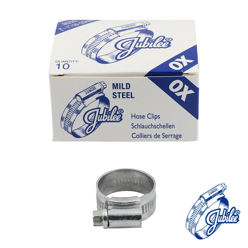 TIMCO Fasteners & Fixings 18-25mm / 10 / Box Jubilee Clip Mild Steel