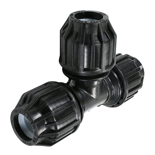 Timco Mdpe Pipe Fittings 90 Degree Tee - Pack Qty - 1 Ea
