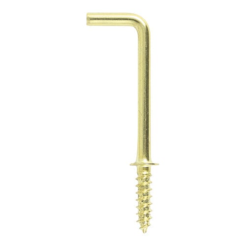 TIMCO Fasteners & Fixings 25mm / 16 TIMCO Cup Hooks Square Electro Brass