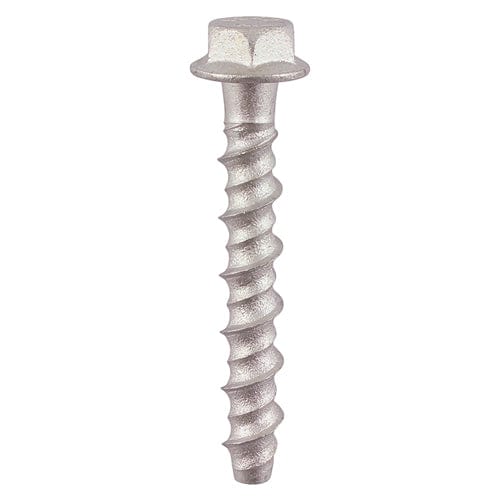 TIMCO Fasteners & Fixings 6.0 x 100 / 100 / Box TIMCO Multi-Fix Bolts Hex Flange Head Exterior Silver