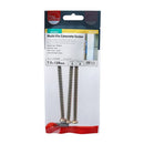 TIMCO Fasteners & Fixings 7.5 x 120 / 3 / TIMpac TIMCO Concrete Screws Flat Countersunk Gold