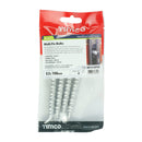 TIMCO Fasteners & Fixings 8.0 x 100 / 4 / TIMpac TIMCO Multi-Fix Bolts Hex Flange Head Exterior Silver
