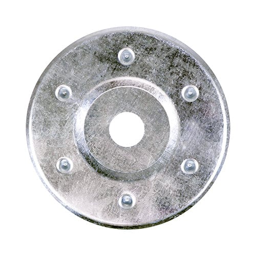 TIMCO Fasteners & Fixings 85mm / 50 TIMCO Large Metal Insulation Discs Silver