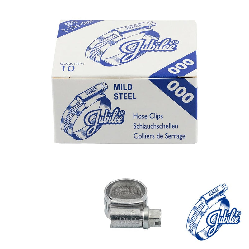 TIMCO Fasteners & Fixings 9.5-12mm / 10 / Box Jubilee Clip Mild Steel