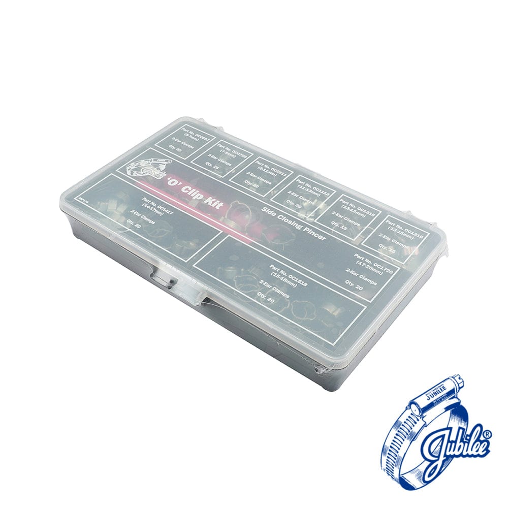 Jubilee O Clip Pack Mild Steel 175Pc - Pack Qty - 175 Pcs