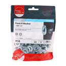 TIMCO Fasteners & Fixings M10 / 200 / TIMbag TIMCO Form A Washers DIN125-A Silver