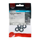TIMCO Fasteners & Fixings M10 / 4 / TIMpac TIMCO Nylon Insert Nuts Type P DIN982 Silver