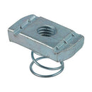 TIMCO Fasteners & Fixings M10 TIMCO Channel Nuts Short Spring Silver