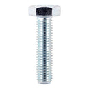 TIMCO Fasteners & Fixings M10 x 100 / 50 TIMCO Set Screws DIN933 Grade 8.8 Silver