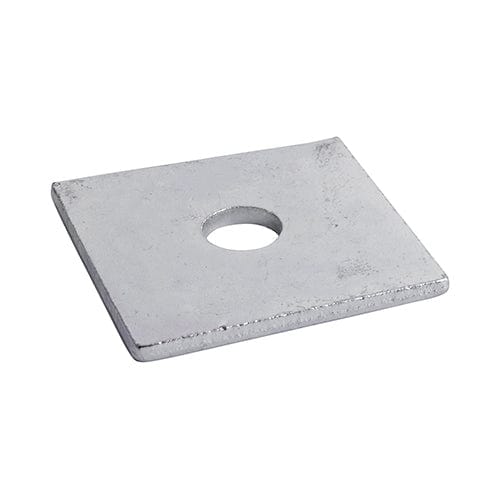 TIMCO Fasteners & Fixings M10 x 50 x 50 x 3 TIMCO Square Plate Washers Silver