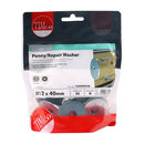 TIMCO Fasteners & Fixings M12 x 40 / 50 / TIMbag TIMCO Penny / Repair Washers DIN9054 Silver