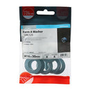 TIMCO Fasteners & Fixings M16 / 8 / TIMpac TIMCO Form A Washers DIN125-A Silver