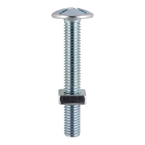 TIMCO Fasteners & Fixings M6 x 100 / 2 / TIMpac TIMCO Roofing Bolts & Square Nuts Silver
