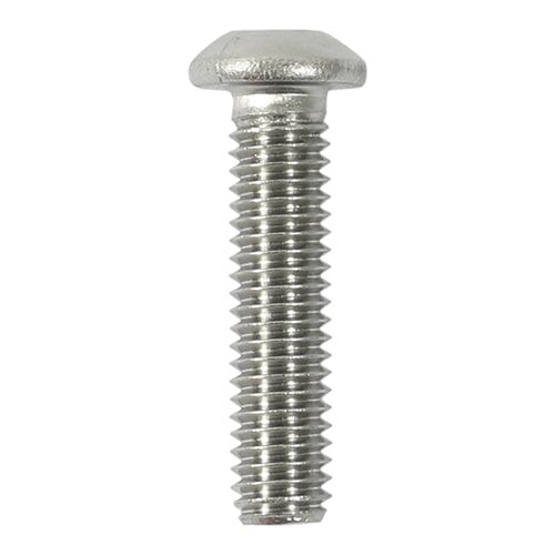 TIMCO Fasteners & Fixings M6 x 12 TIMCO Button Socket Screws ISO7380 A2 Stainless Steel