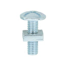 TIMCO Fasteners & Fixings M6 x 20 / 200 TIMCO Roofing Bolts & Square Nuts Silver