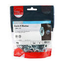 TIMCO Fasteners & Fixings M8 / 350 / TIMbag TIMCO Form A Washers DIN125-A Silver