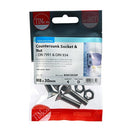 TIMCO Fasteners & Fixings M8 x 30 / 4 TIMCO Countersunk Socket Screws DIN7991 A2 Stainless Steel