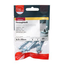 TIMCO Fasteners & Fixings M8 x 50 / 4 / TIMpac TIMCO Throughbolts Silver