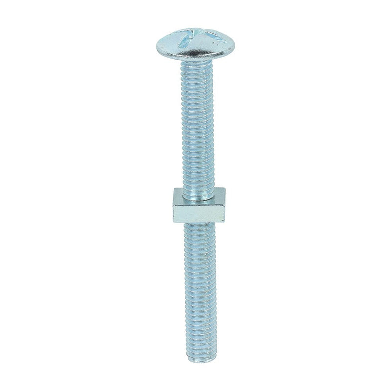 TIMCO Fasteners & Fixings M8 x 80 / 50 TIMCO Roofing Bolts & Square Nuts Silver