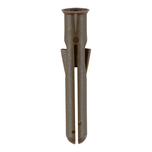 TIMCO Fasteners & Fixings Prem Plastic Plug 100 - Brown