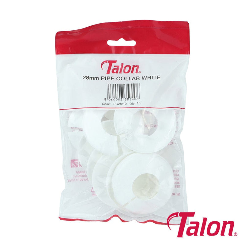 TIMCO Fasteners & Fixings Talon Pipe Collar White