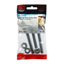 TIMCO Fasteners & Fixings TIMCO Carriage Bolts DIN603 & Hex Full Nut DIN934 A2 Stainless Steel