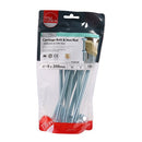 TIMCO Fasteners & Fixings TIMCO Carriage Bolts DIN603 & Hex Full Nut DIN934 Silver