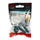TIMCO Fasteners & Fixings TIMCO Carriage Bolts DIN603 & Hex Full Nut DIN934 Silver