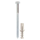 TIMCO Fasteners & Fixings TIMCO Coach Screw & Nylon Plugs Zinc