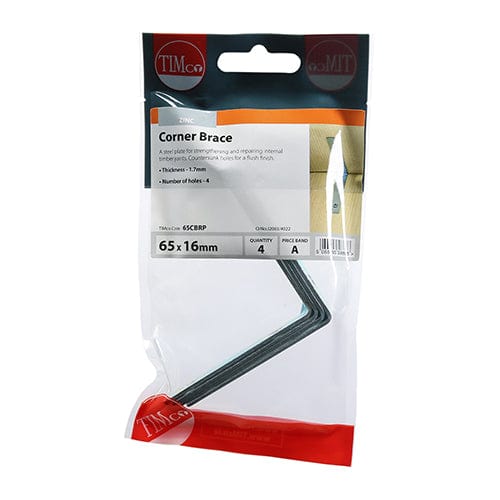 TIMCO Fasteners & Fixings TIMCO Corner Braces Silver