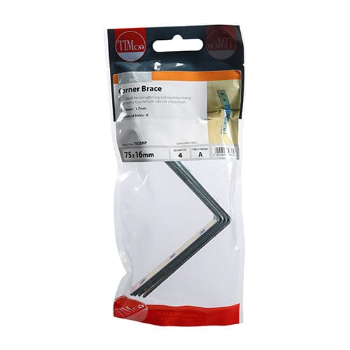 TIMCO Fasteners & Fixings TIMCO Corner Braces Silver