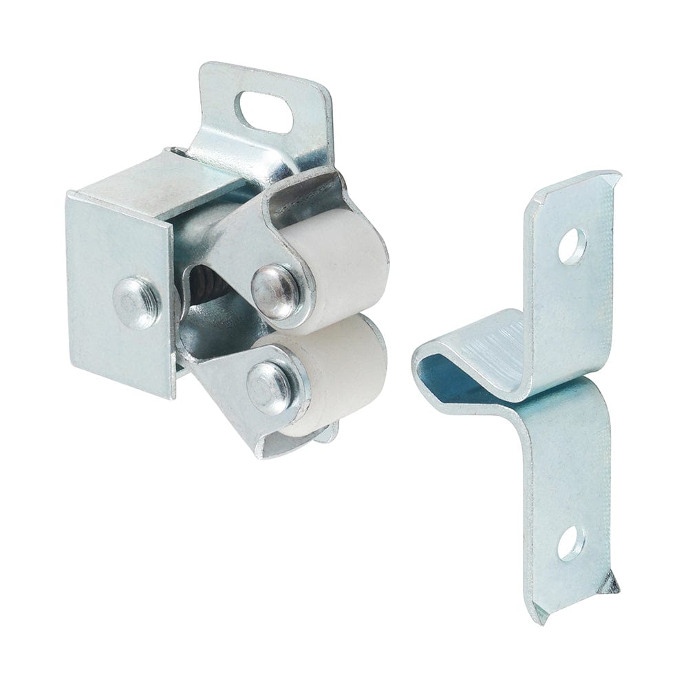 Timco Double Roller Catches Zinc - 28 X 32 X 1 - Pack Qty - 2 Pcs