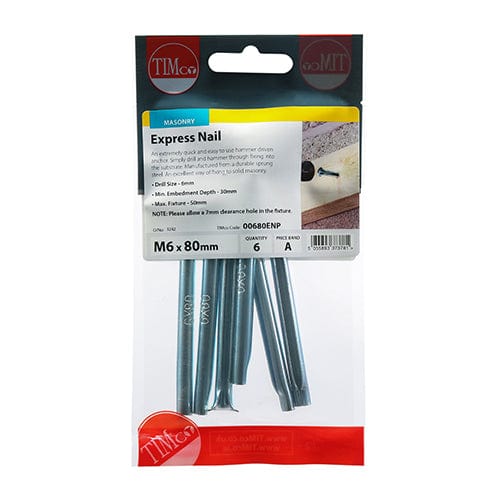 TIMCO Fasteners & Fixings TIMCO Express Nails Silver