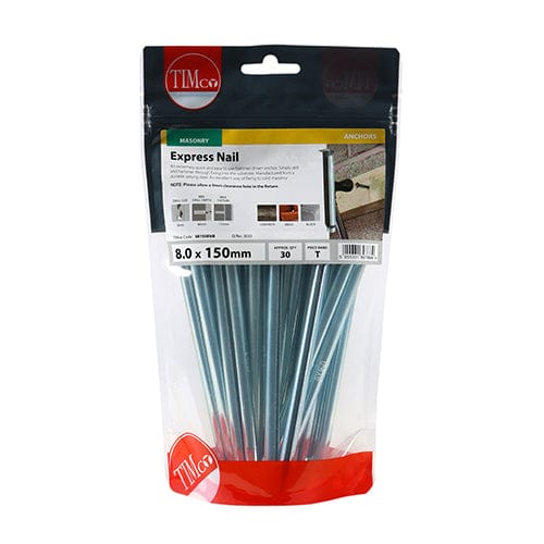 TIMCO Fasteners & Fixings TIMCO Express Nails Silver