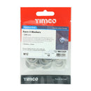 TIMCO Fasteners & Fixings TIMCO Form A Washers DIN125-A A2 Stainless Steel
