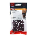 TIMCO Fasteners & Fixings TIMCO Knock Down Blocks Brown - 35 x 25 x 12