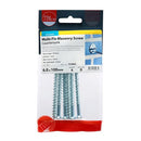 TIMCO Fasteners & Fixings TIMCO Masonry Screws Countersunk Silver