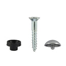 TIMCO Fasteners & Fixings TIMCO Mirror Screws Dome Head Chrome