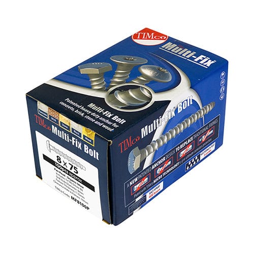 TIMCO Fasteners & Fixings TIMCO Multi-Fix Bolt Pan Head Exterior Silver